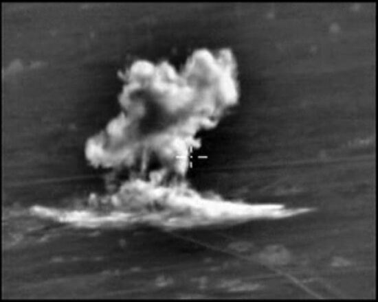 aftermath of Russian air strikes against Islamic State