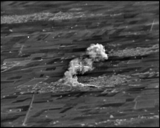 aftermath of Russian air strikes against Islamic State