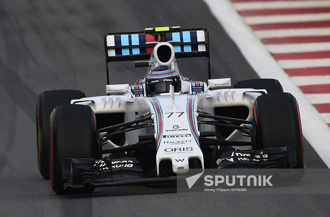 Car racing. 2015 Formula One Russian Grand Prix. Qualifying