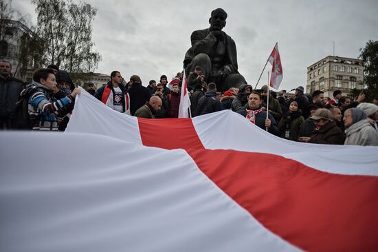 Opposition rally in Minsk