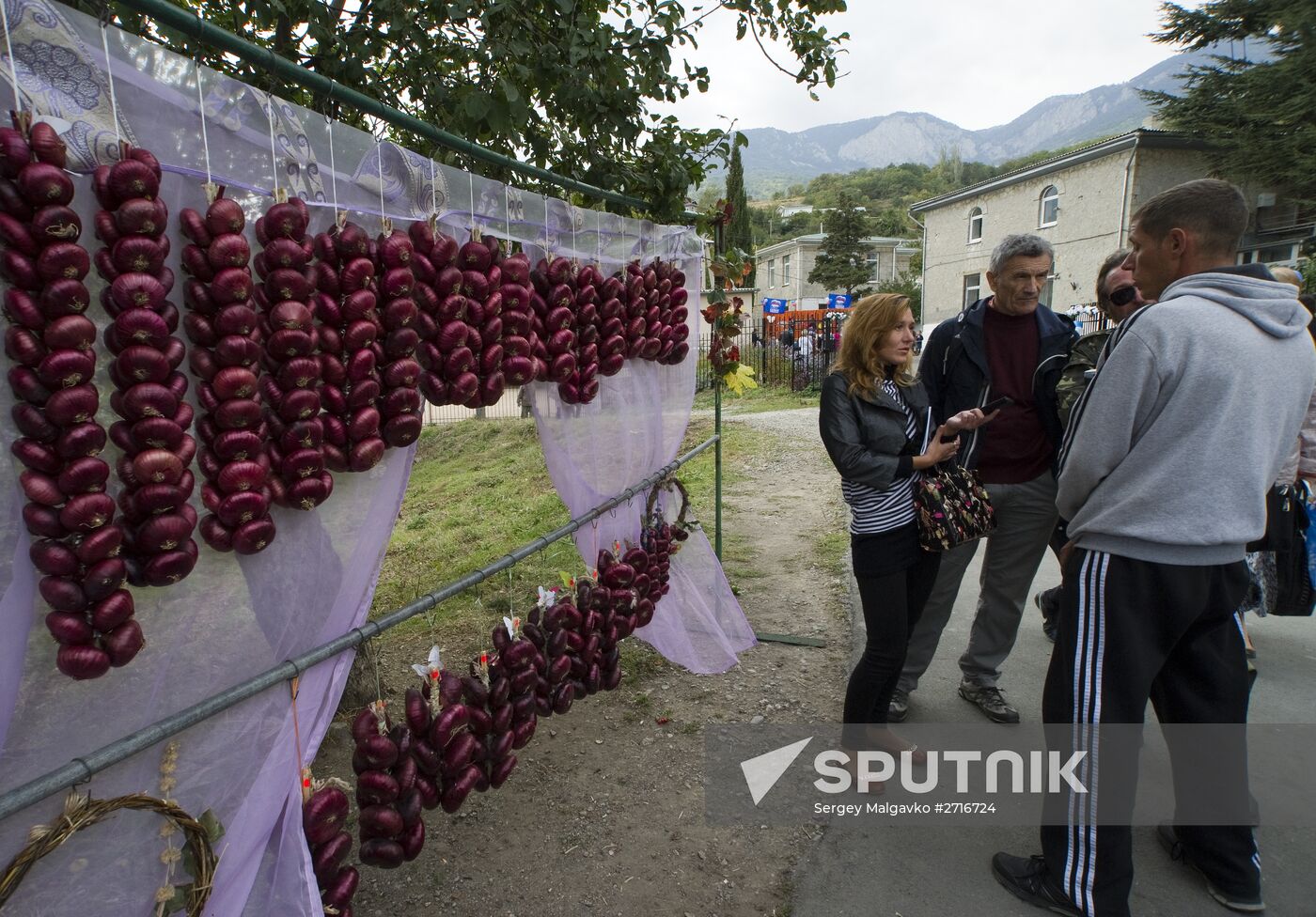 Yalta onion festival in Crimea