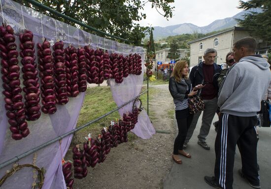 Yalta onion festival in Crimea