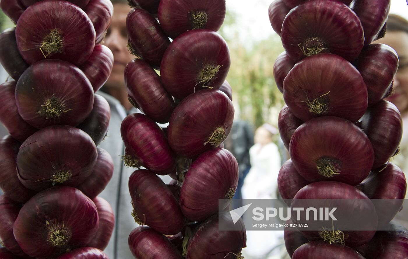 Yalta onion festival in Crimea