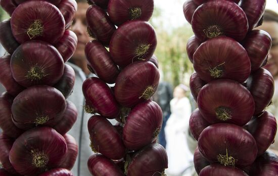 Yalta onion festival in Crimea