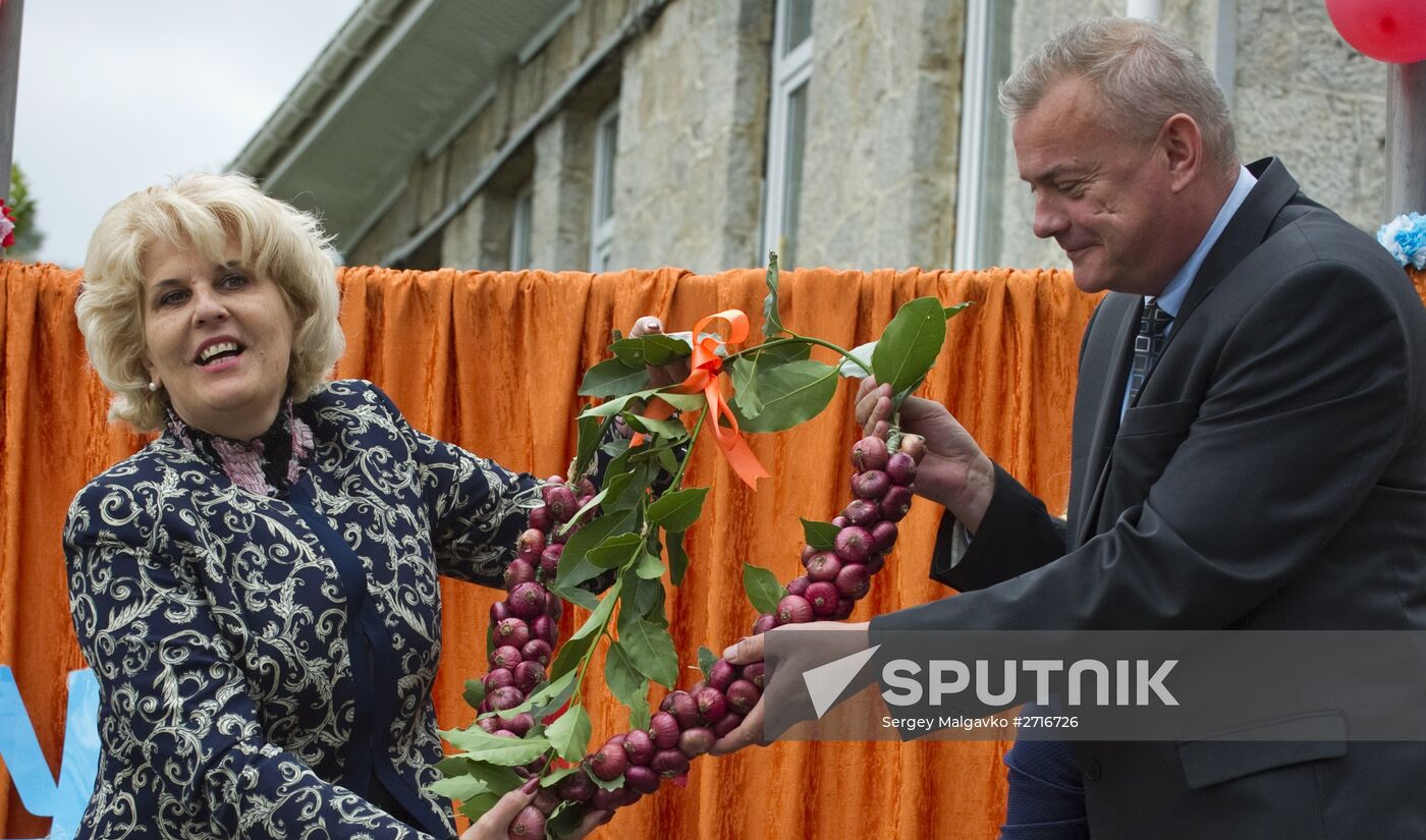 Yalta onion festival in Crimea