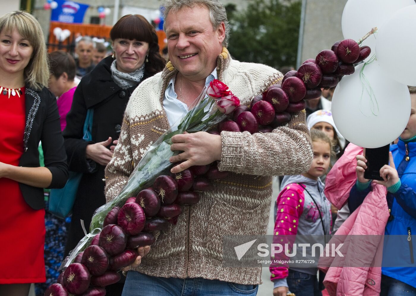 Yalta onion festival in Crimea