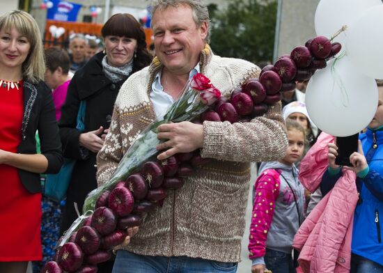 Yalta onion festival in Crimea