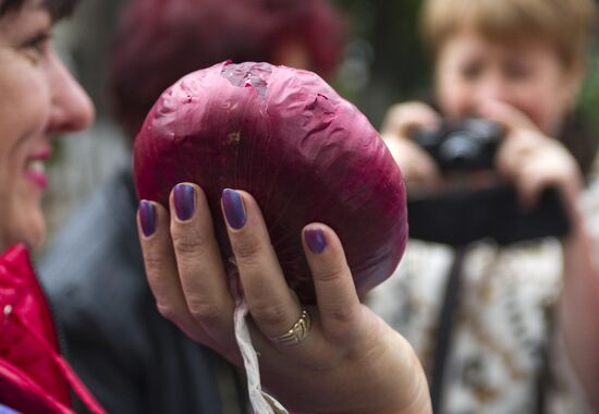 Yalta onion festival in Crimea