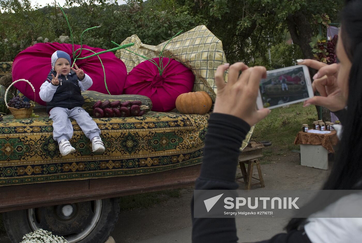 Yalta onion festival in Crimea
