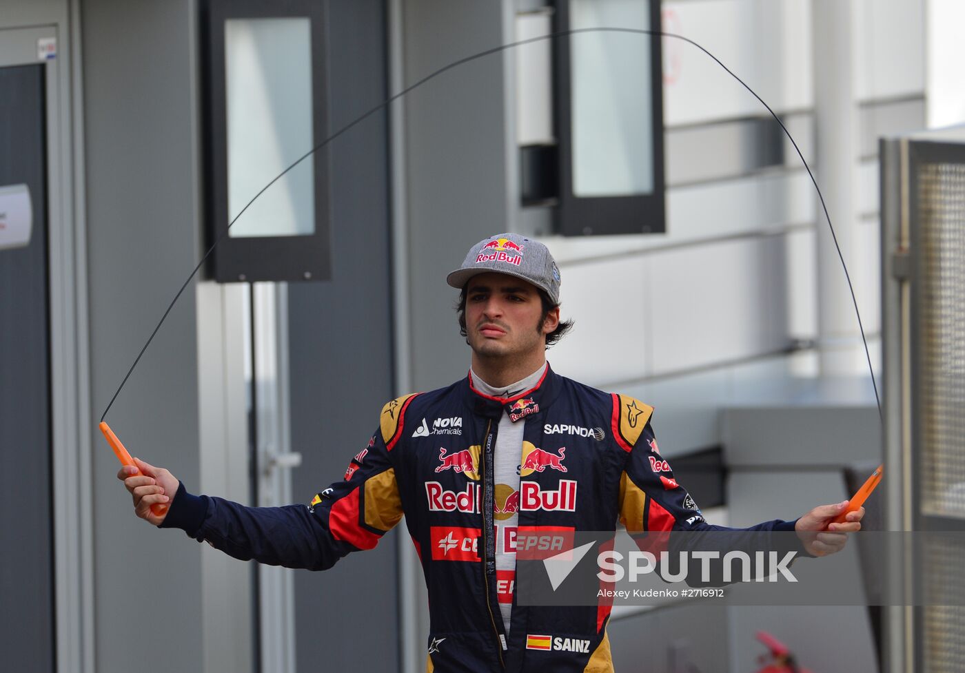 Car racing. 2015 Formula 1 Russian Grand Prix. Race