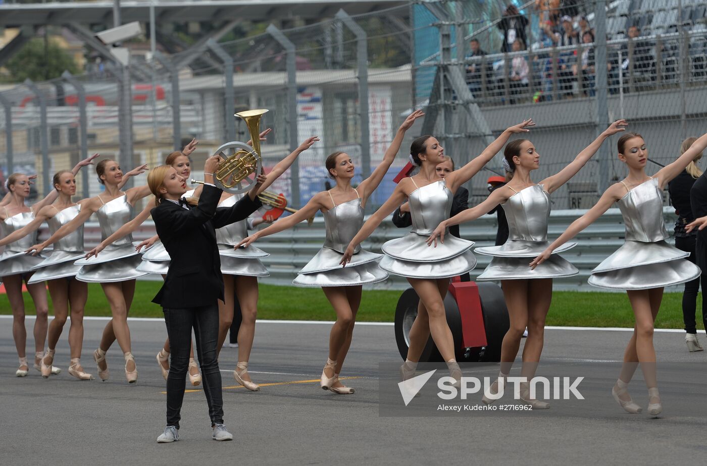 Car racing. 2015 Formula 1 Russian Grand Prix. Race