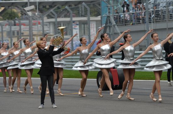 Car racing. 2015 Formula 1 Russian Grand Prix. Race