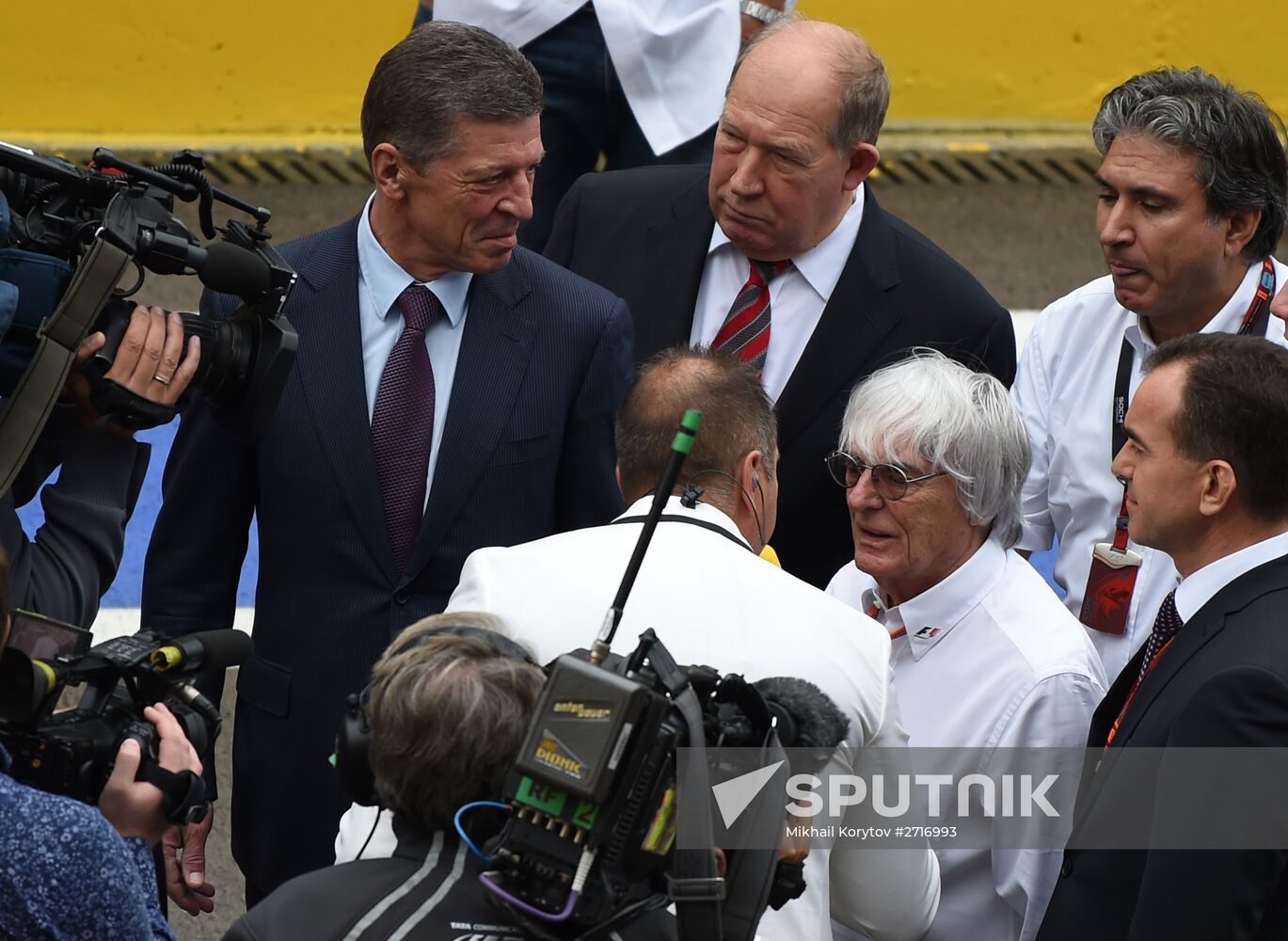 Car racing. 2015 Formula 1 Russian Grand Prix. Race