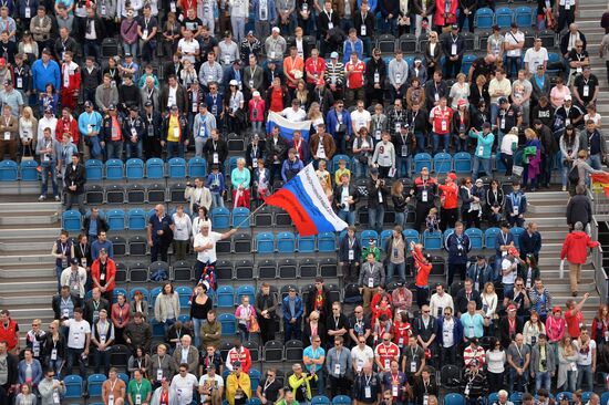 Car racing. 2015 Formula 1 Russian Grand Prix. Race