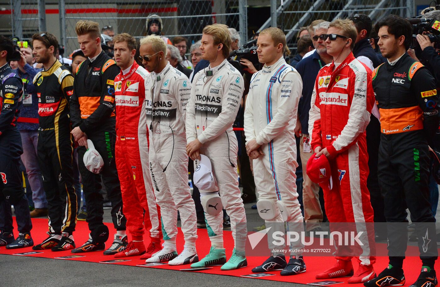 Car racing. 2015 Formula 1 Russian Grand Prix. Race