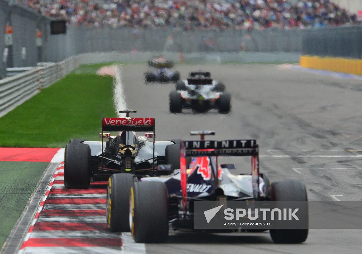 Car racing. 2015 Formula 1 Russian Grand Prix. Race