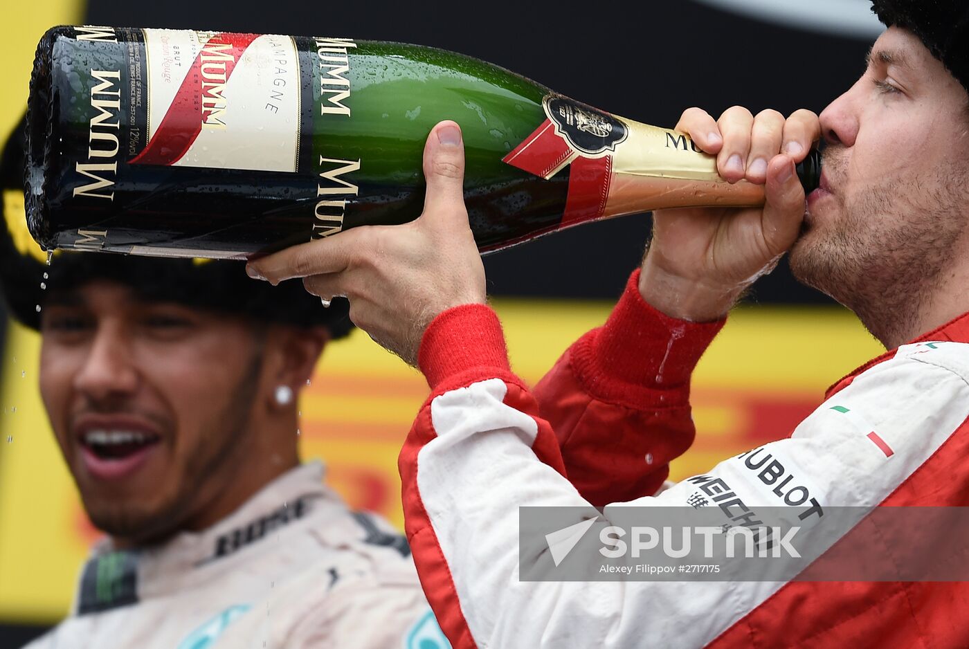 Car racing. 2015 Formula 1 Russian Grand Prix. Race