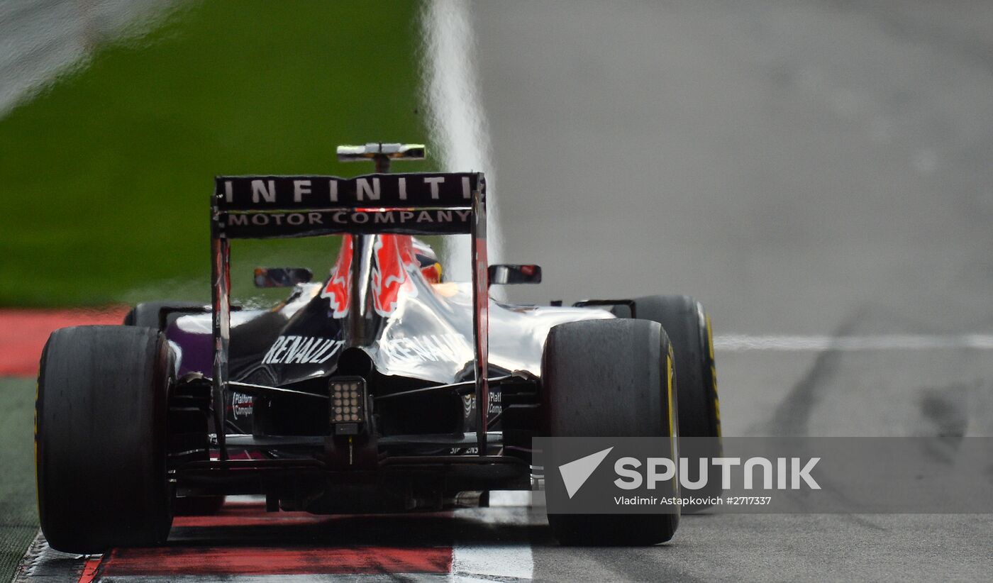 Auto racing. Formula 1. Russian Grand Prix. Race