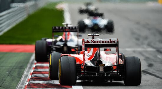 Auto racing. Formula 1. Russian Grand Prix. Race