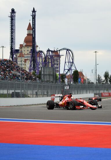 Auto racing. Formula 1. Russian Grand Prix. Race