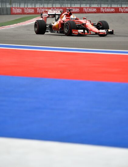 Auto racing. Formula 1. Russian Grand Prix. Race