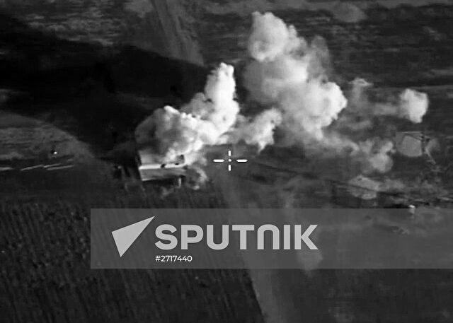 Russian Aerospace Forces aircraft destroy fortified ISIS positions