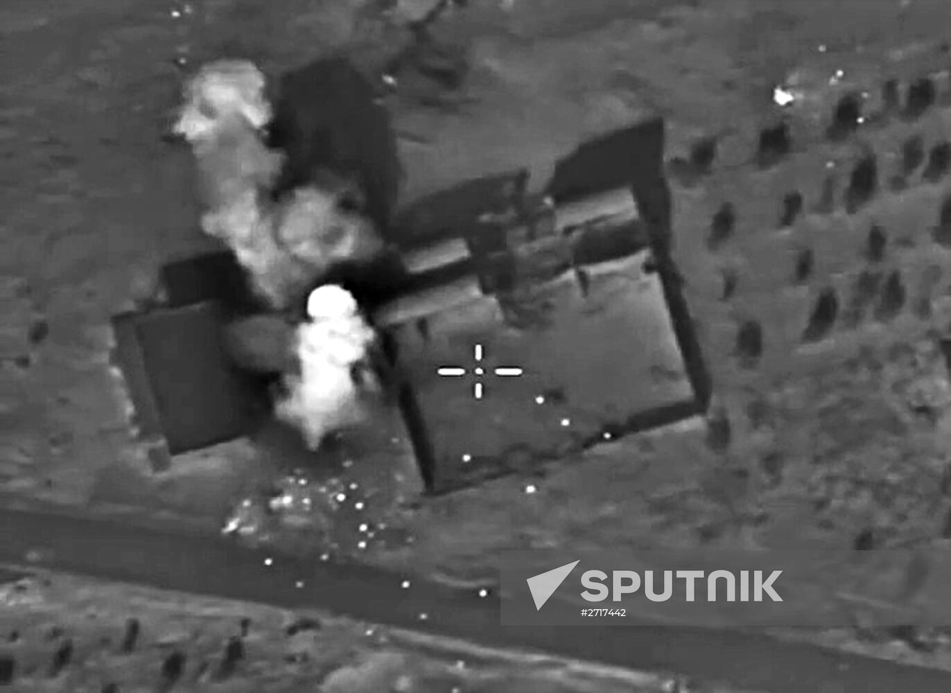 Russian Aerospace Forces aircraft destroy fortified ISIS positions