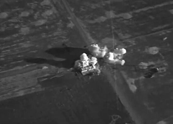 Russian Aerospace Forces aircraft destroy fortified ISIS positions