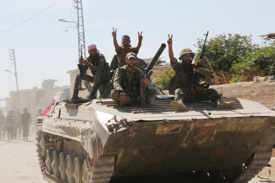 City of Atshan liberated by Syrian army with support of Russian aviation