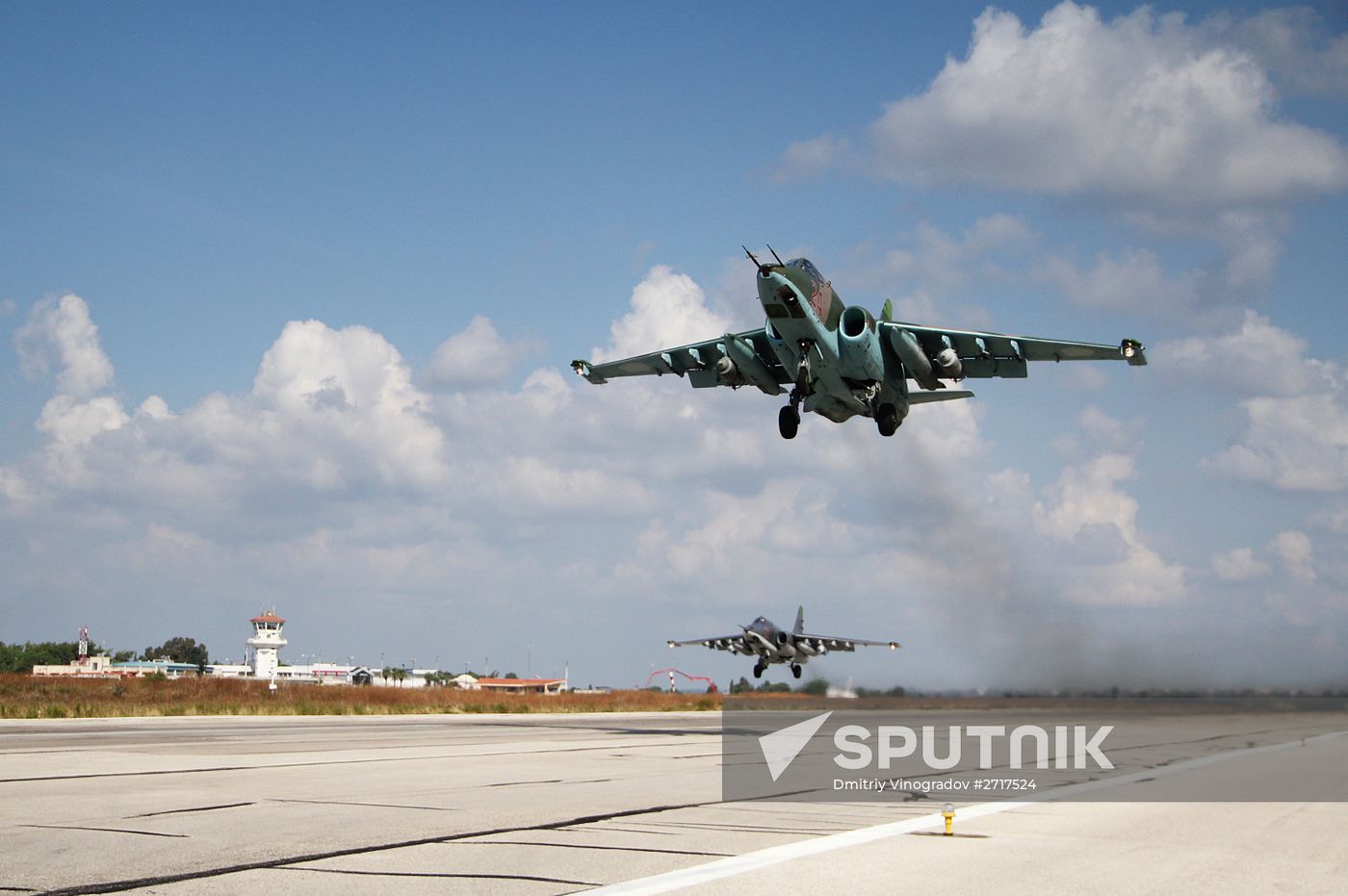 Russian military aviation at Khmeimim airbase in Syria