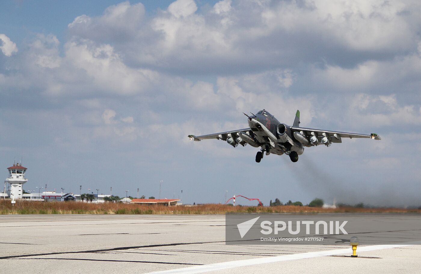 Russian military aviation at Khmeimim airbase in Syria