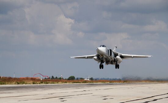 Russian military aviation at Khmeimim airbase in Syria