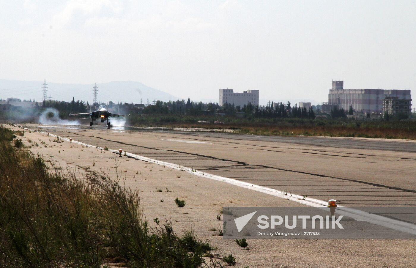 Russian military aviation at Khmeimim airbase in Syria