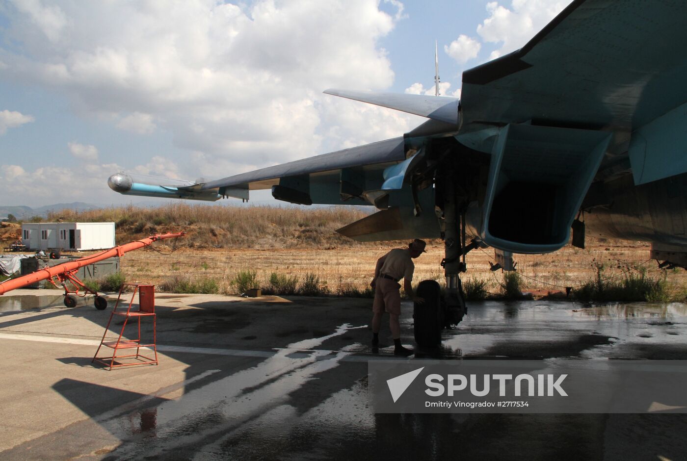 Russian military aviation at Khmeimim airbase in Syria