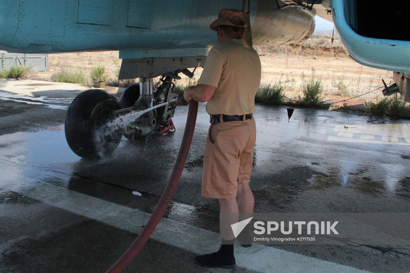 Russian military aviation at Khmeimim airbase in Syria