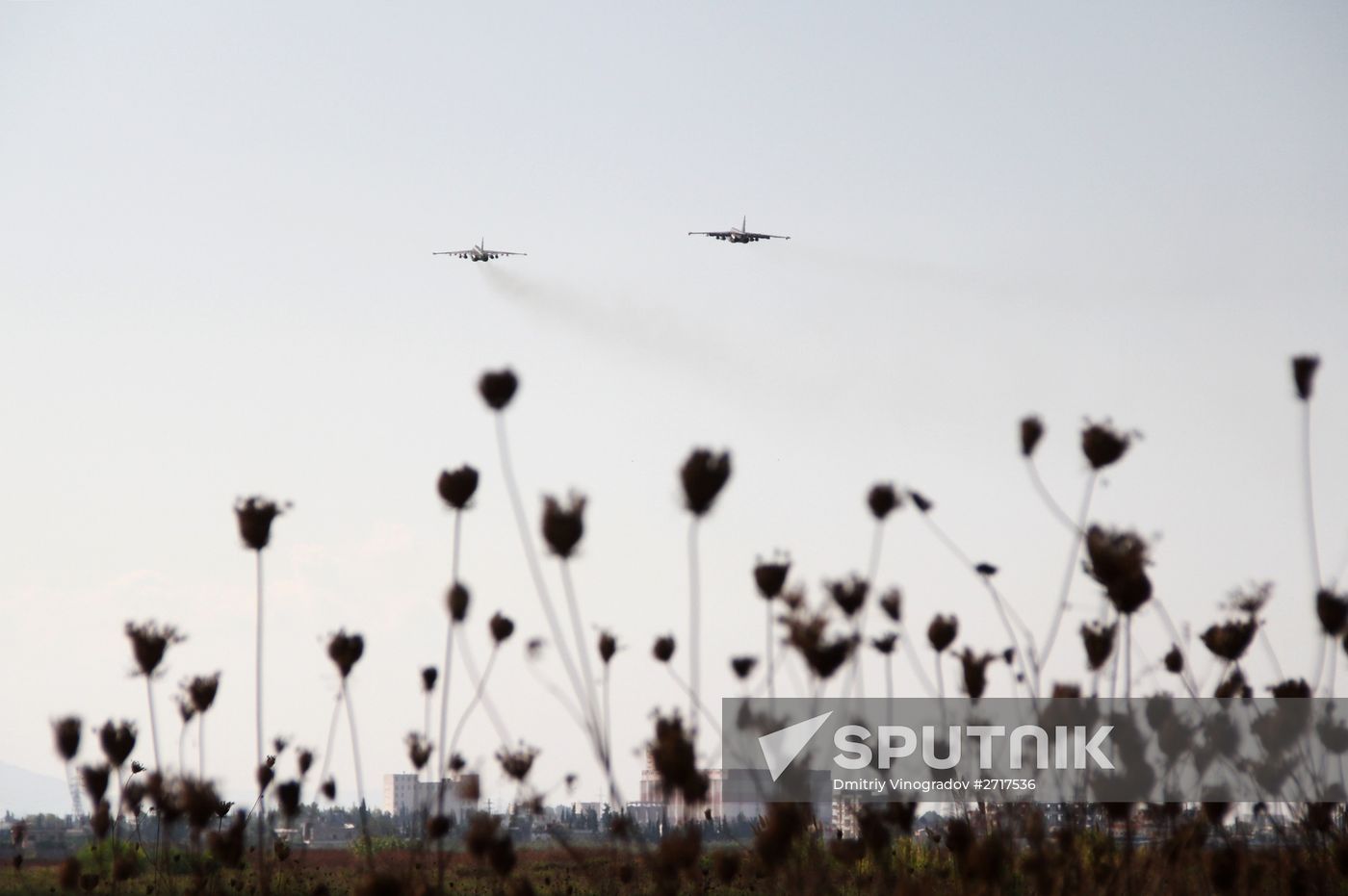 Russian military aviation at Khmeimim airbase in Syria