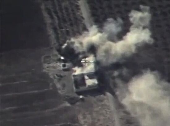 Russian Air Force bombs Islamic State training camps in Syria