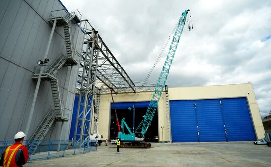 Construction of ship-building complex Zvezda