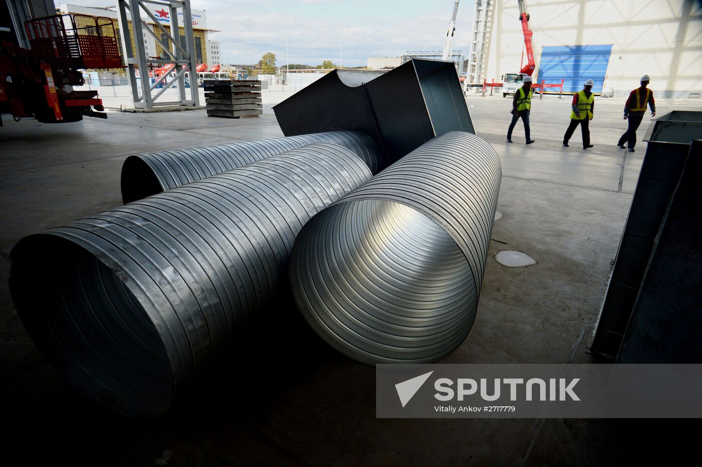 Construction of ship-building complex Zvezda
