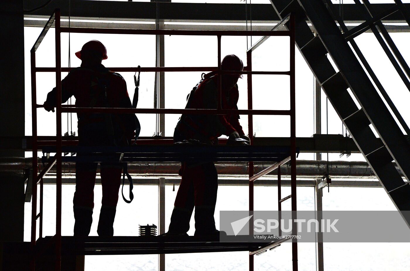 Construction of ship-building complex Zvezda