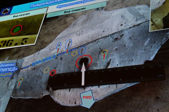 Presenting the results of the Boeing 777 crash simulation