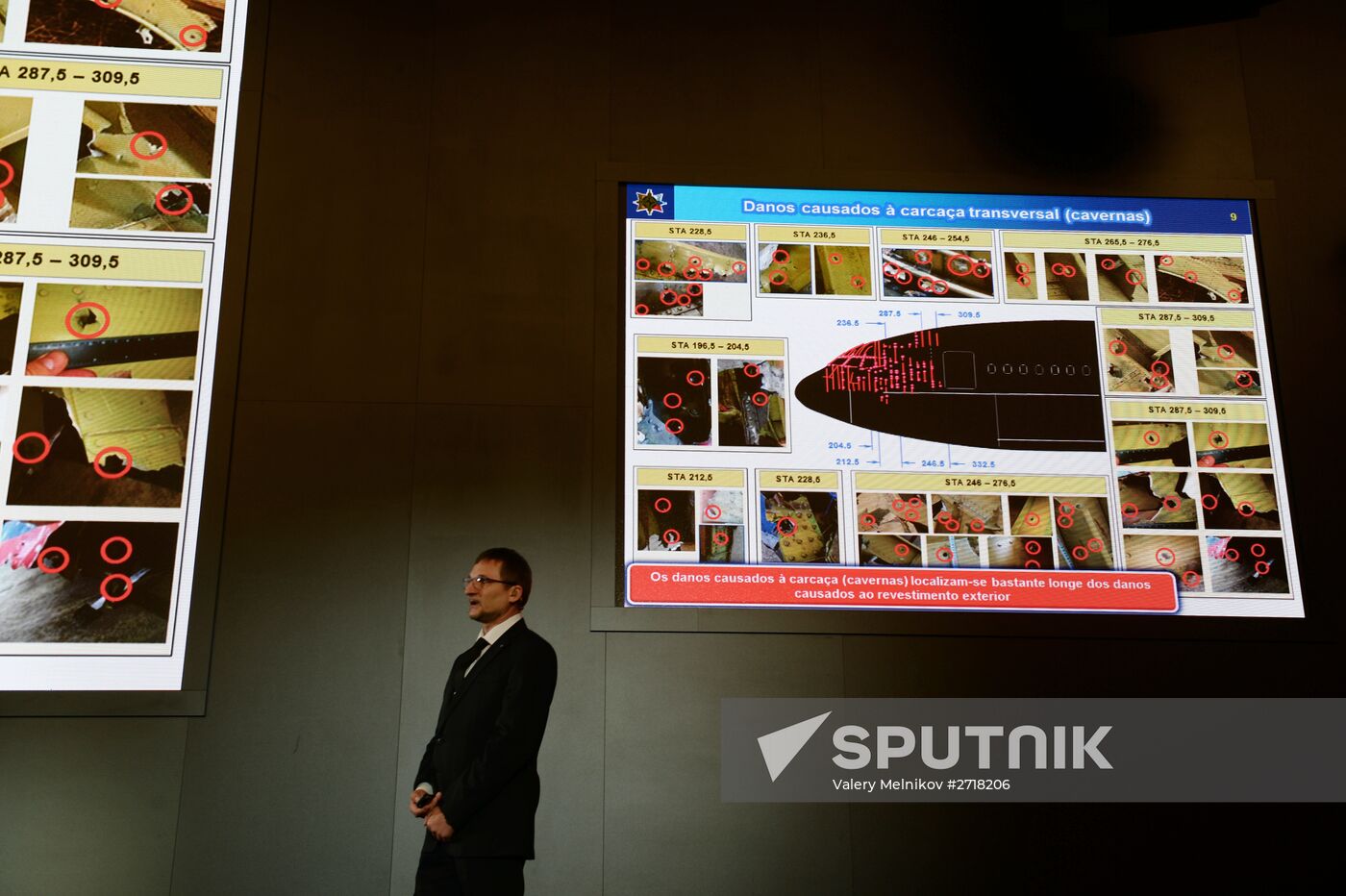 Presenting the results of the Boeing 777 crash simulation