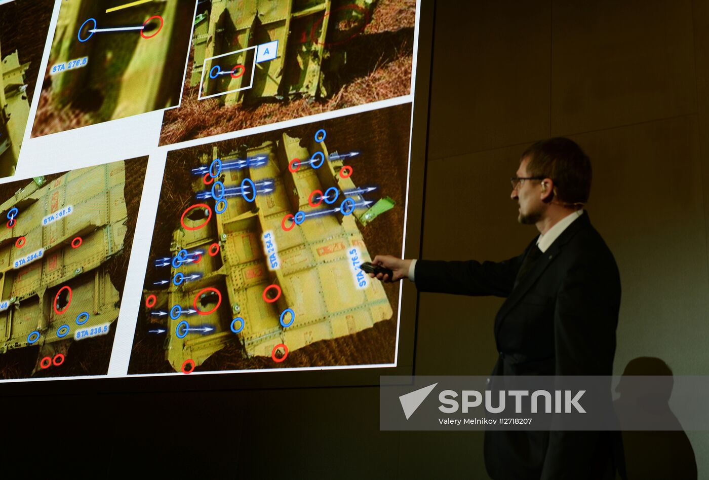 Presenting the results of the Boeing 777 crash simulation