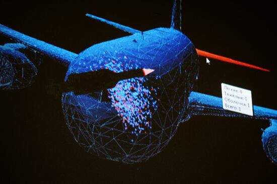 Presenting the results of the Boeing 777 crash simulation