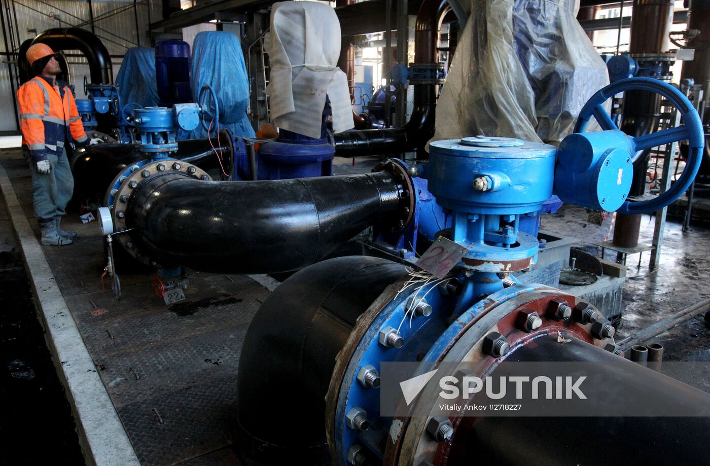 Vostochnaya Combined Heat and Power Plant under construction in Vladivostok