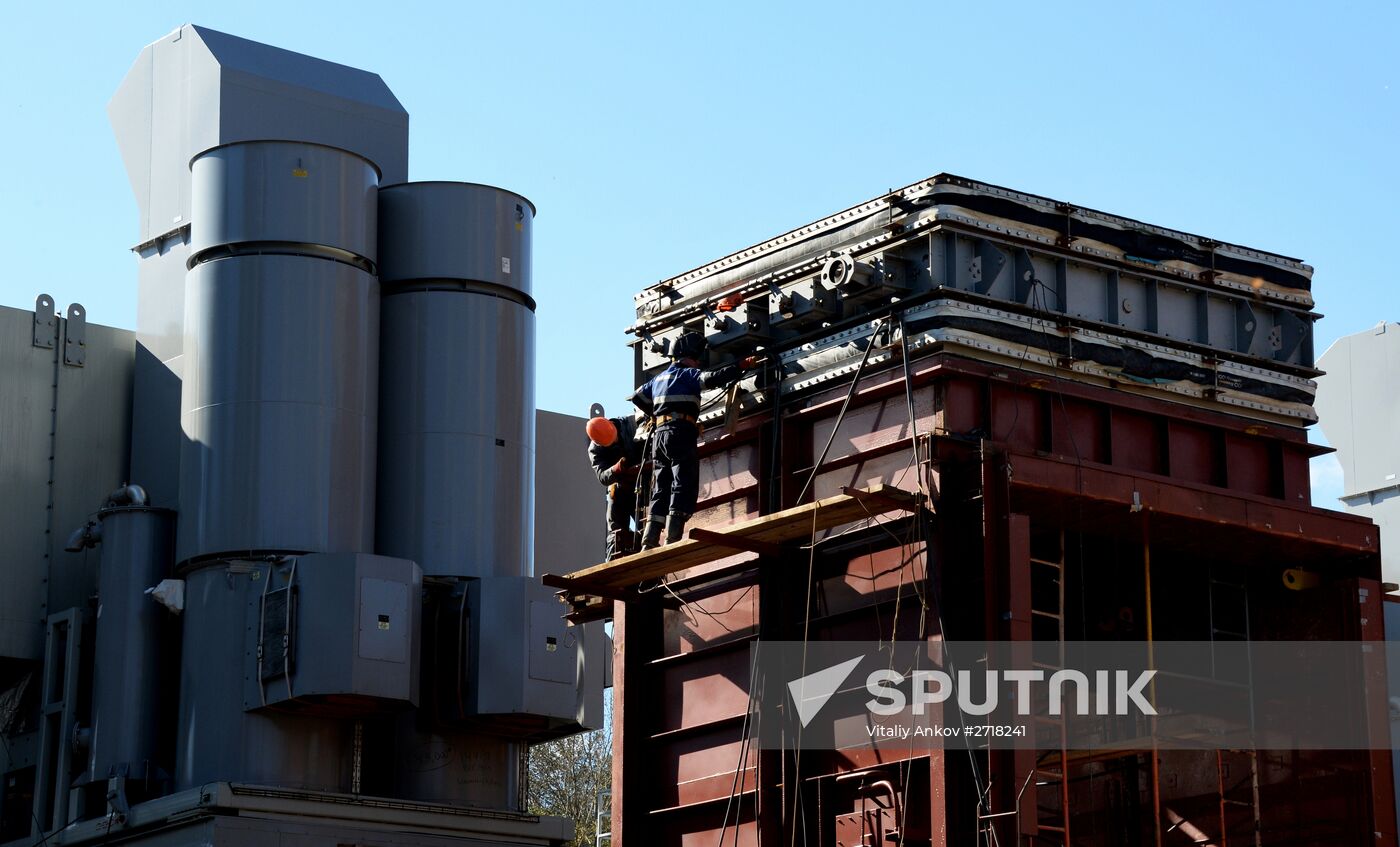Vostochnaya Combined Heat and Power Plant under construction in Vladivostok