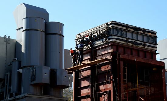 Vostochnaya Combined Heat and Power Plant under construction in Vladivostok