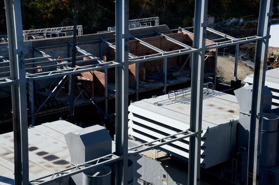 Vostochnaya Combined Heat and Power Plant under construction in Vladivostok