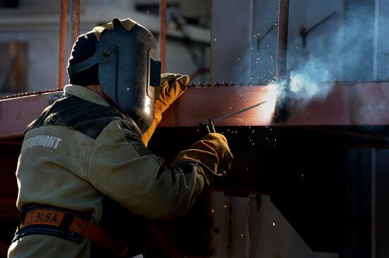 Vostochnaya Combined Heat and Power Plant under construction in Vladivostok