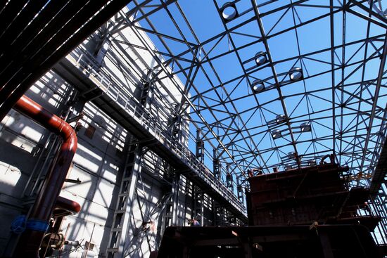 Vostochnaya Combined Heat and Power Plant under construction in Vladivostok
